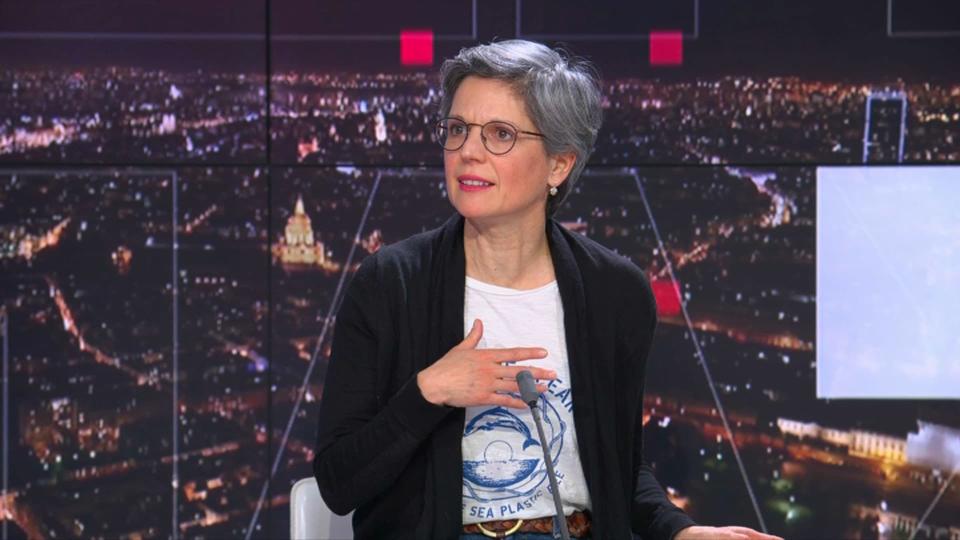 Sandrine Rousseau le 8 février 2022 sur BFMTV. - BFMTV