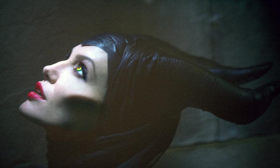 This image released by Disney Enterprises, Inc., shows actress Angelina Jolie in the title role of "Maleficent," the villian from the 1959 classic "Sleeping Beauty." The film is expected for nationwide release on May 30. (AP Photo/Disney Enterprises, Inc., Greg Williams)