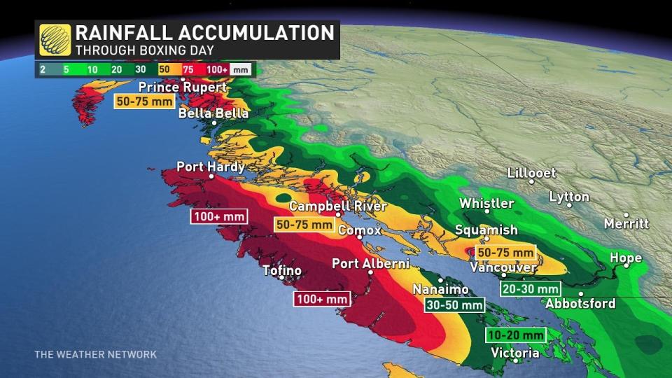 BC Rain Totals