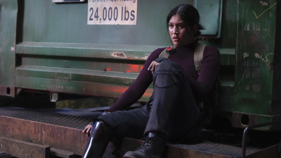 Alaqua Cox as Maya Lopez at Marvel Studios & #x002019;  Echo is exclusive to Disney+.  Photograph by Chuck Zlotnik.  & # xa9;  Marvel Studios 2022. All rights reserved.  - Credit: Chuck Zlotnick / Courtesy of Marvel Studios