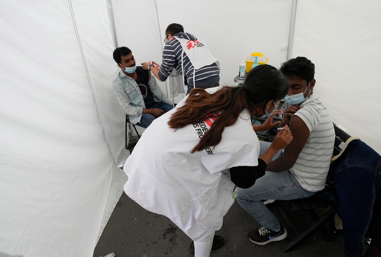 Virus Outbreak France Migration (Copyright 2021 The Associated Press. All rights reserved)