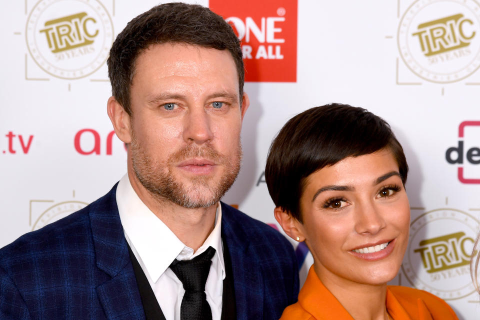 LONDON, ENGLAND - MARCH 12: Wayne Bridge and Frankie Bridge attend the 2019 'TRIC Awards' held at The Grosvenor House Hotel on March 12, 2019 in London, England. (Photo by Dave J Hogan/Dave J Hogan/Getty Images)