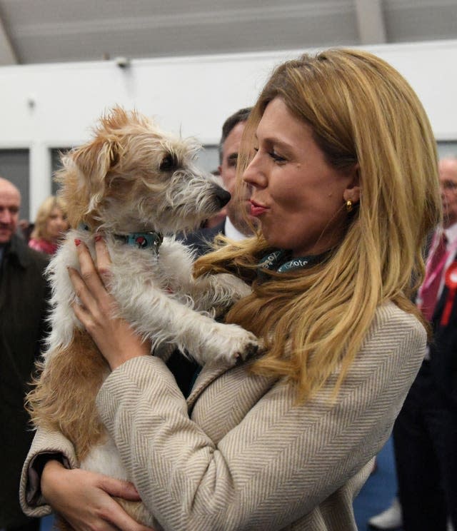 Ms Symonds with her dog Dilyn