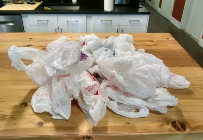 How to Store Plastic Bags - Mess