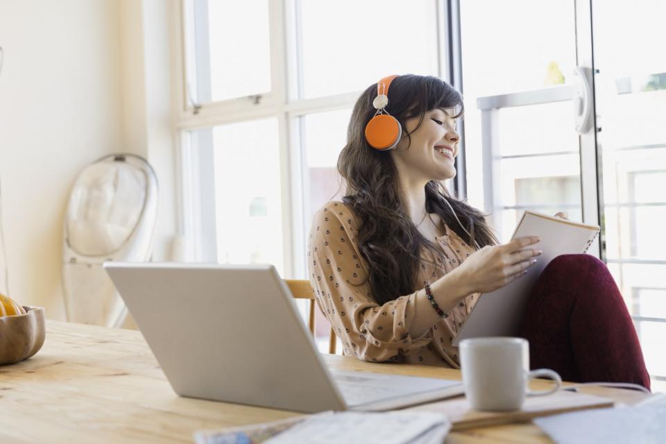 <p>Research shows that listening to soothing music can lower blood pressure, heart rate, and anxiety. However, listening to any music can make you feel better and more relaxed. Dr leon Rozewicz advises creating a play list of tunes you enjoy and find relaxing. [Photo: Getty] </p>