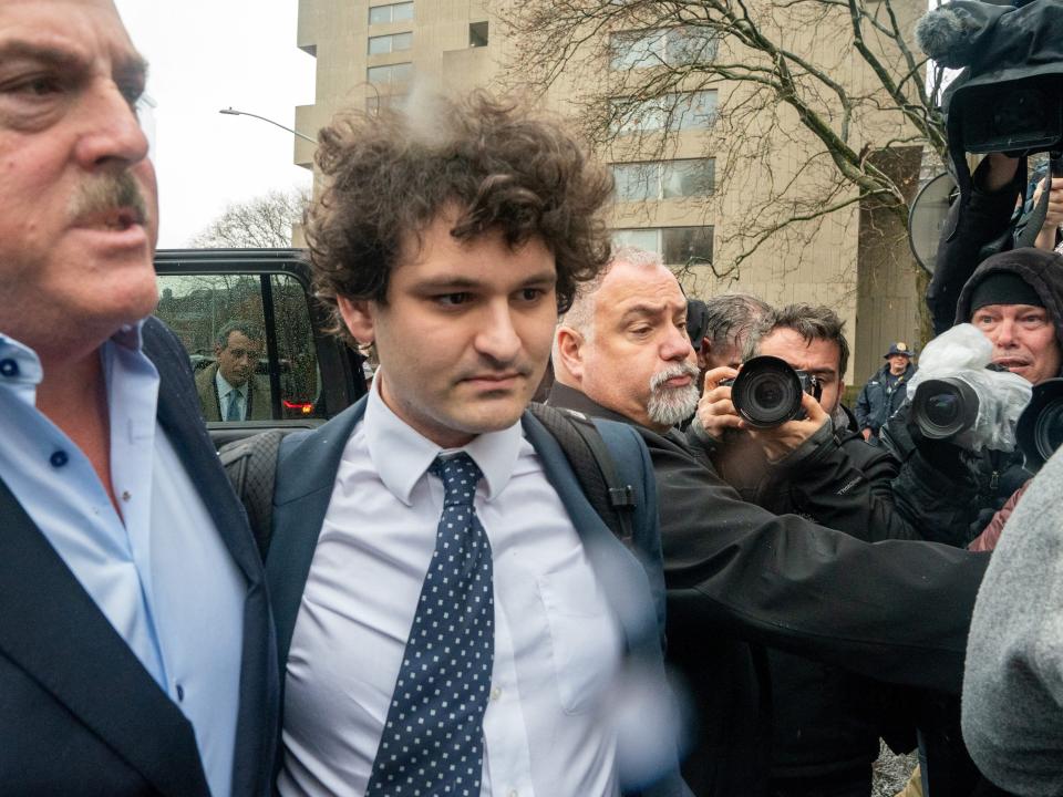 Sam Bankman-Fried arrives at Manhattan Federal Court on January 3.