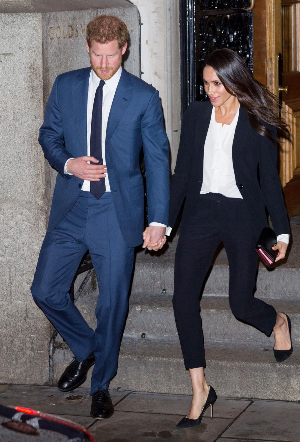 Meghan and Harry at the Endeavor Fund Awards in February 2018. [Photo: Rex]