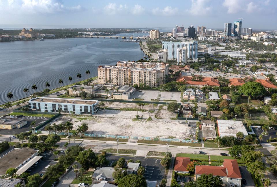 Flagler Drive borders the Intracoastal Waterway in West Palm Beach. The city approved a request for a dock off the road that extends 183 feet farther into the Intracoastal than typically allowed by city code.