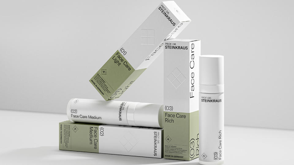 Prof. Dr. Steinkraus's line is designed to help you pick the products that will work best for your skin.