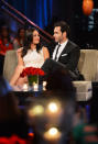 Emotions ran high as Desiree sat down with Chris Harrison, live, to talk about her three final bachelors from this season - Brooks, Chris, and Drew. She took viewers back to those final days in Antigua when Brooks, the man she fell in love with, decided to go home. She discussed her feelings in those finals days, her relationships with the final three men, and the heart-wrenching decisions that she had to make that changed their lives forever. Brooks, Chris and Drew are back to discuss the shocking outcome of the season. It's the poignant ending to Desiree's heartfelt journey to find true love, live, on "The Bachelorette: After the Final Rose."