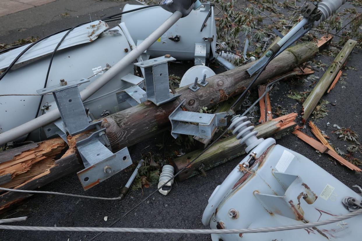 Utilities on P.E.I. have been preparing for this year's hurricane season. Islanders lost power and telecom services during post-tropical storm Fiona last fall. (Robert Short/CBC - image credit)