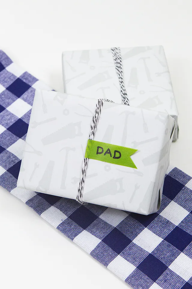 fathers day tool gift wrap