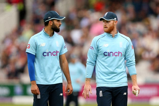 Mahmood, left, has enjoyed working under Ben Stokes in the past (Nigel French/PA)