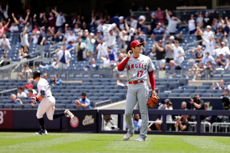 ▲大谷翔平(右)與Aaron Judge(左)（圖／美聯社／達志影像）