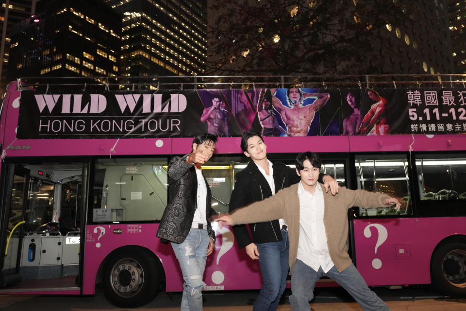 《WILD WILD HONG KONG Tour》 5月襲港 姜天一李國榮鄭漢三白色情人節巴士巡遊起騷動