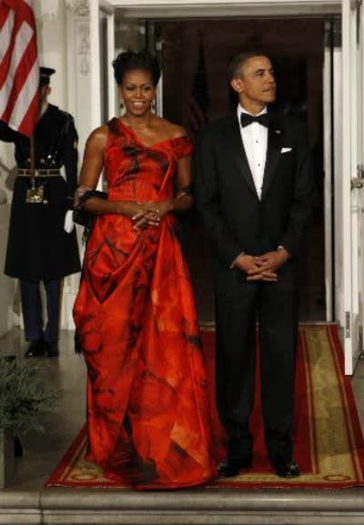 Michelle Obama red