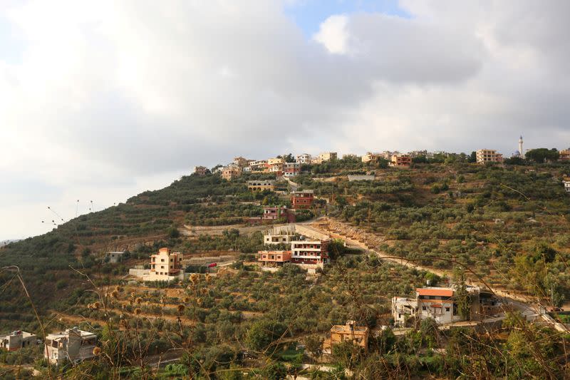 A view of the village of Ain Qana, in Lebanon