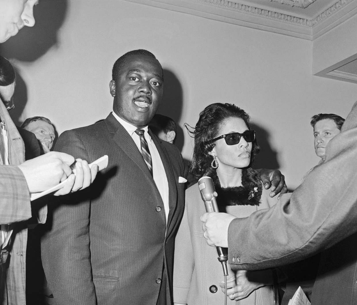 Abraham Bolden with Wife (Bettmann Archive)