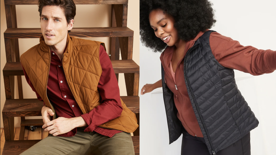 14 puffy vests for fall and winter