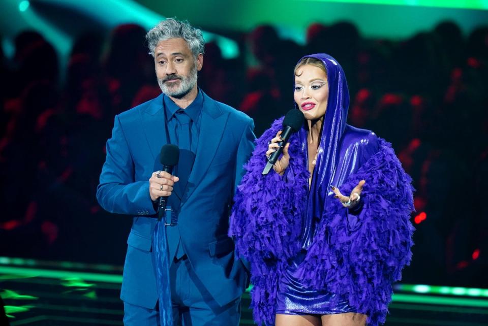 Taika Waititi and Rita Ora (PA)