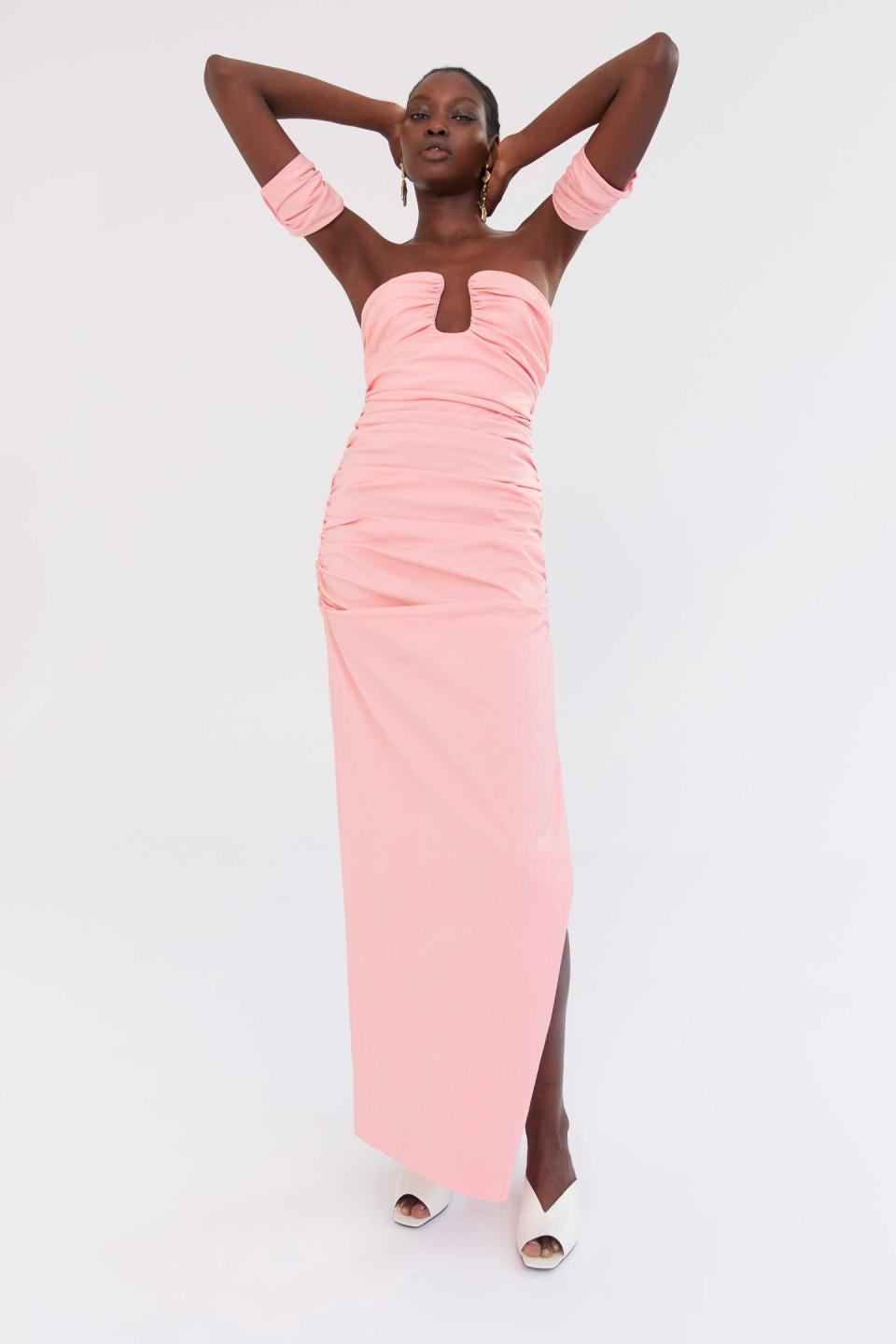 <p><a href="https://go.redirectingat.com?id=74968X1596630&url=https%3A%2F%2Fus.sirthelabel.com%2Fproducts%2Ffreddie-gown-pink&sref=https%3A%2F%2Fwww.elle.com%2Ffashion%2Fshopping%2Fg44703478%2Fbest-fashion-launches-august-2023%2F" rel="nofollow noopener" target="_blank" data-ylk="slk:Shop Now;elm:context_link;itc:0" class="link ">Shop Now</a></p><p>SIR. Releases Limited-Edition Occasion Capsule</p><p>sirthelabel.com</p><p>$213.00</p>