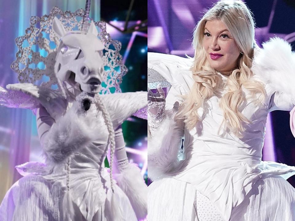 tori spelling masked singer