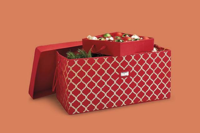 Five Tray Telescoping Ornament Storage Bag