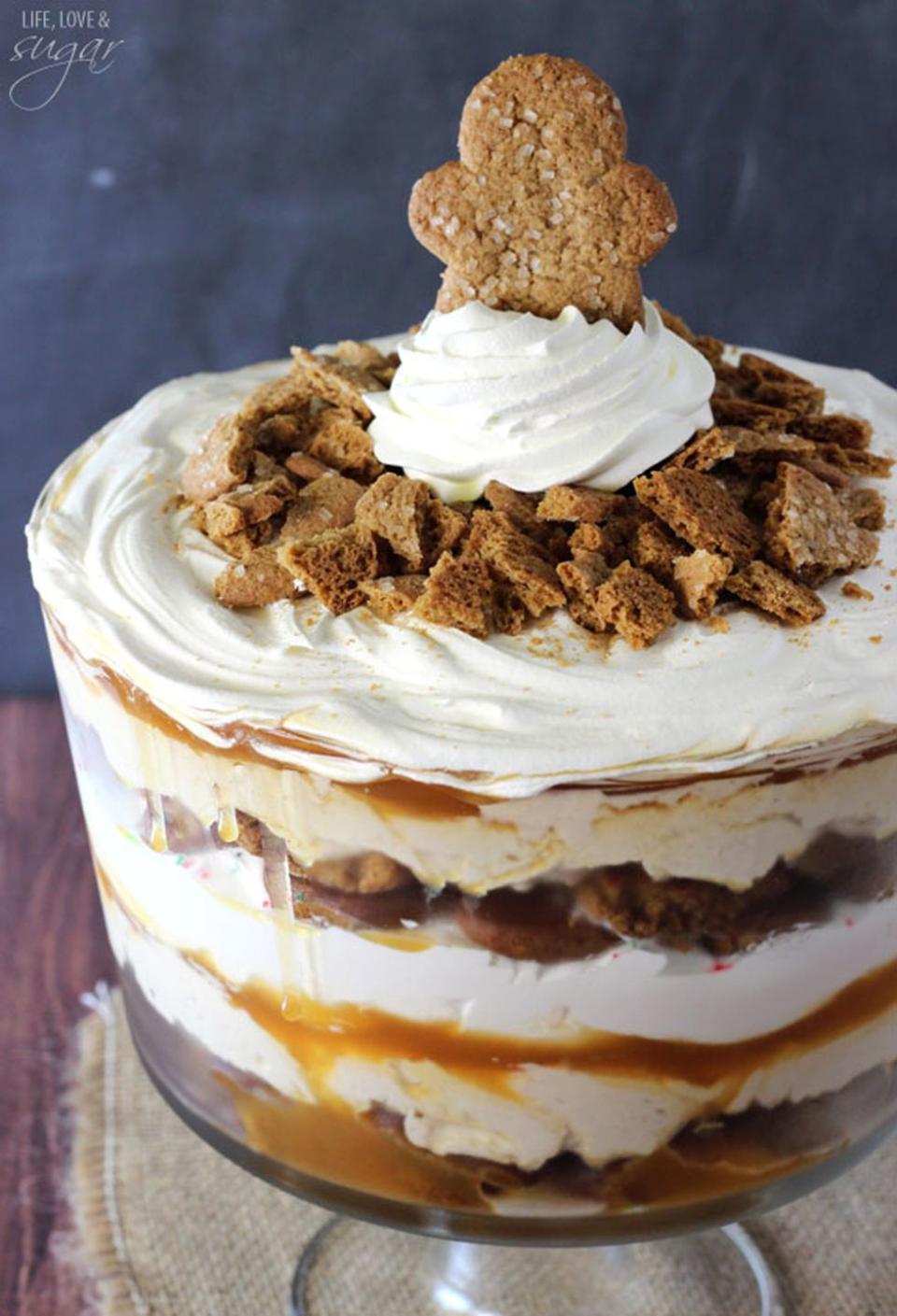 Gingerbread Cheesecake Trifle