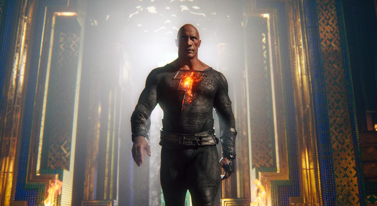 Dwayne Johnson in Black Adam. (Photo: ©Warner Bros/Courtesy Everett Collection)