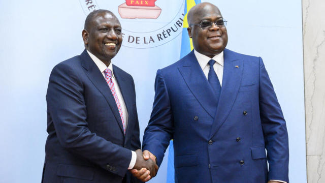 RDC: à Kinshasa, William Ruto et Félix Tshisekedi évoquent la sécurité dans  l'est du pays