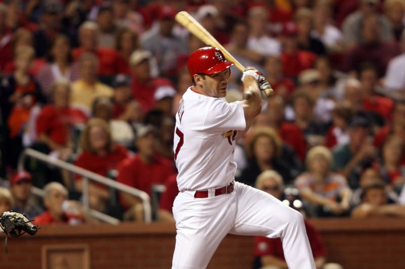 Third baseman Scott Rolen hit .281 over his 17-year MLB tenure. File Photo by Bill Greenblatt/UPI