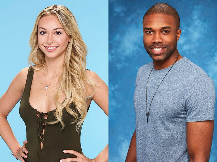 Corinne Olympios and DeMario Jackson were set to star on “Bachelor in Paradise.” (Photo: Craig Sjodin/ABC)