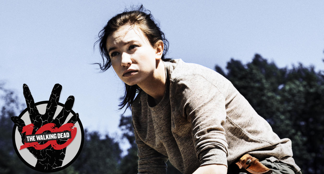 Katelyn Nacon as Enid in <i>The Walking Dead</i> (Photo: Alan Clarke/AMC)