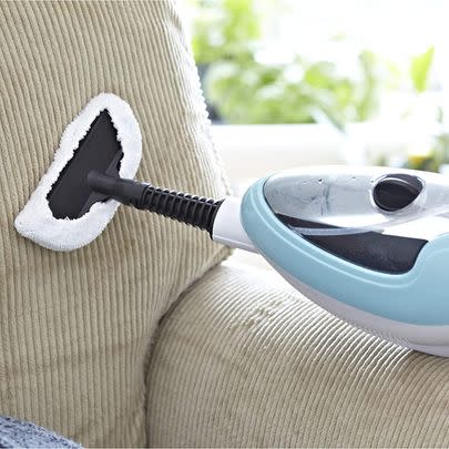 This 10-in-1 steam mop that's ideal for chemical-free cleaning