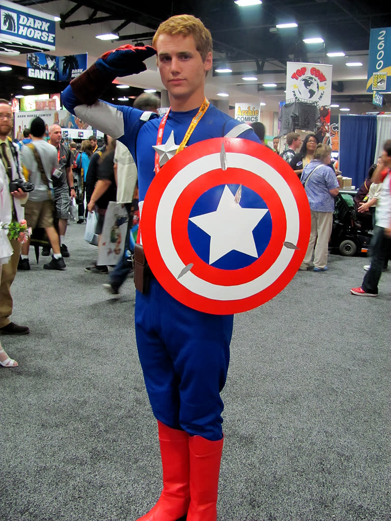 Steve Rogers reporting for duty - San Diego Comic-Con 2012 Costumes