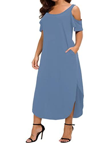 9) Loose Split Maxi Dress