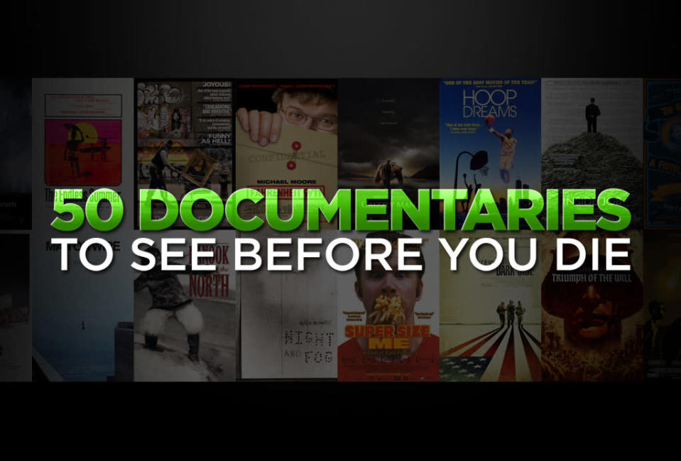 50 documentaries to see before you die