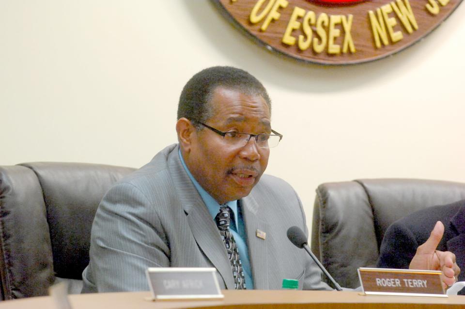 Councilor-at-large Roger Terry shown during a council meeting in 2012.