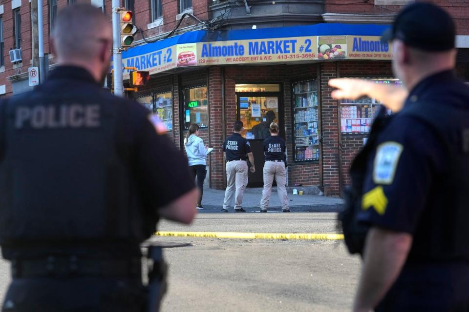 A shooting in Holyoke, Massachusetts, injured at multiple people, including a pregnant woman, on 4 October (Copyright 2023 The Associated Press. All rights reserved)