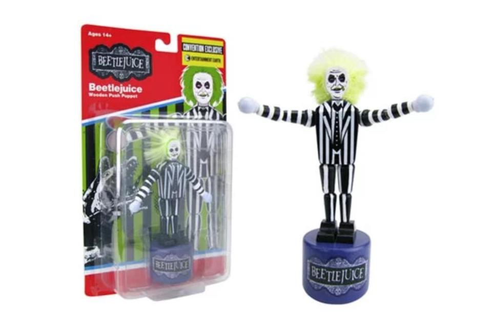 Beetlejuice Wooden Push Puppet