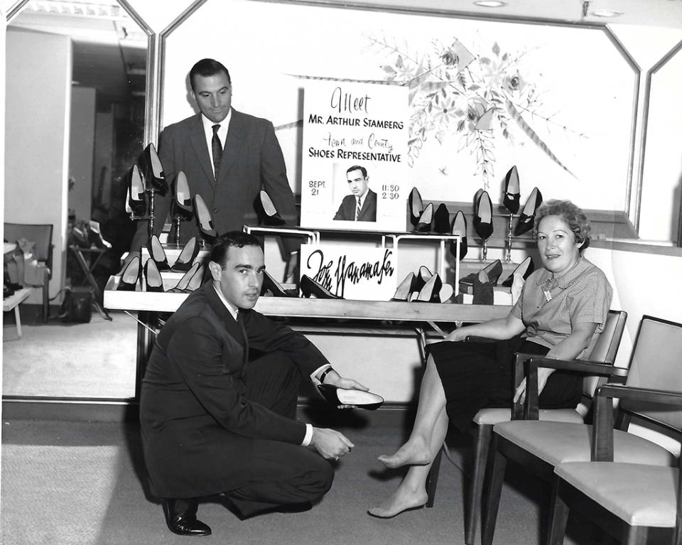 Arthur Stamberg at the John Wanamaker Trunk Show in 1961. - Credit: Courtesy of Stamberg Family