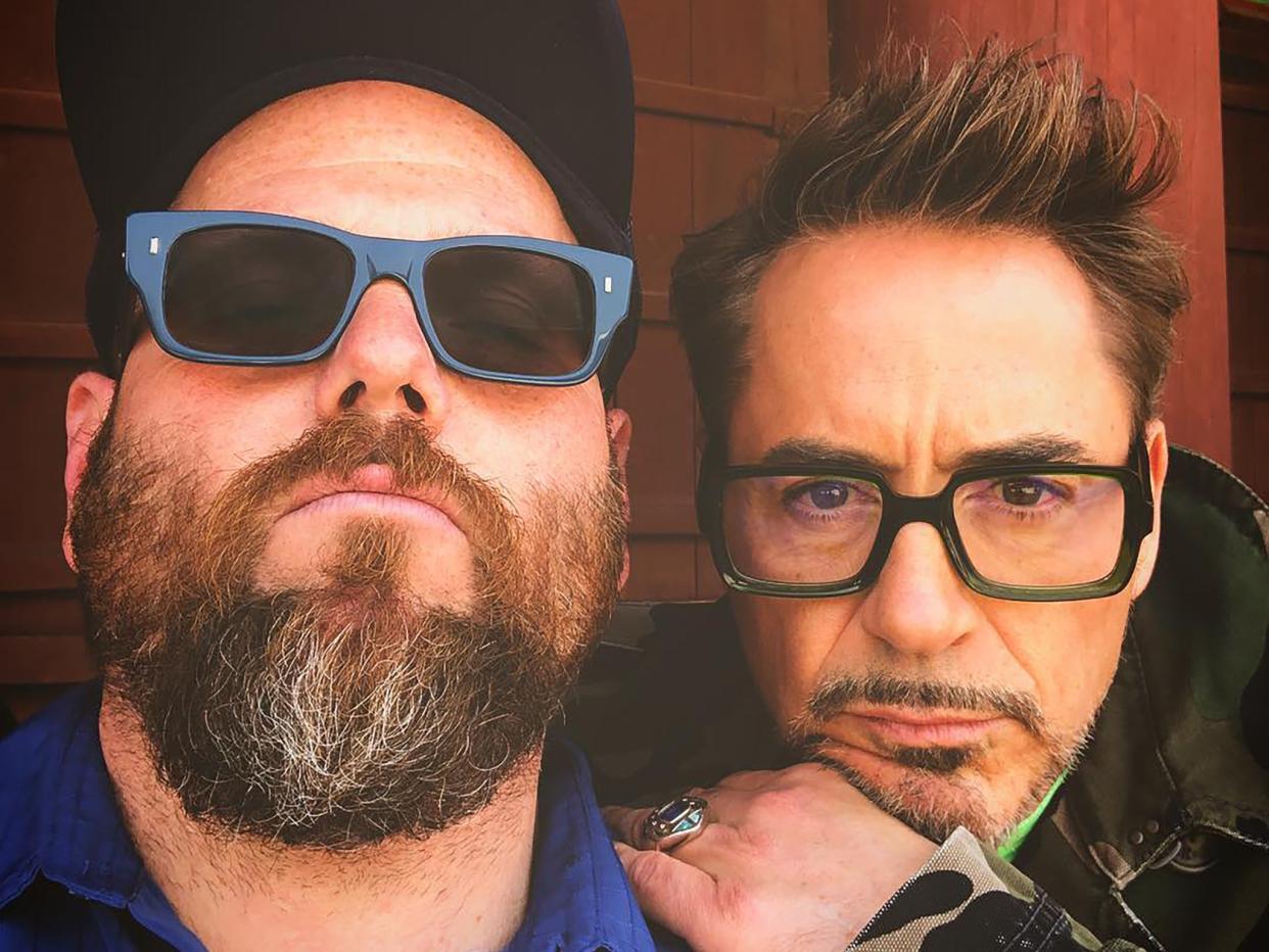 A selfie of Jimmy Rich and Robert Downey Jr, from the late personal assistant’s Instagram page (Instagram/Jimmy Rich)
