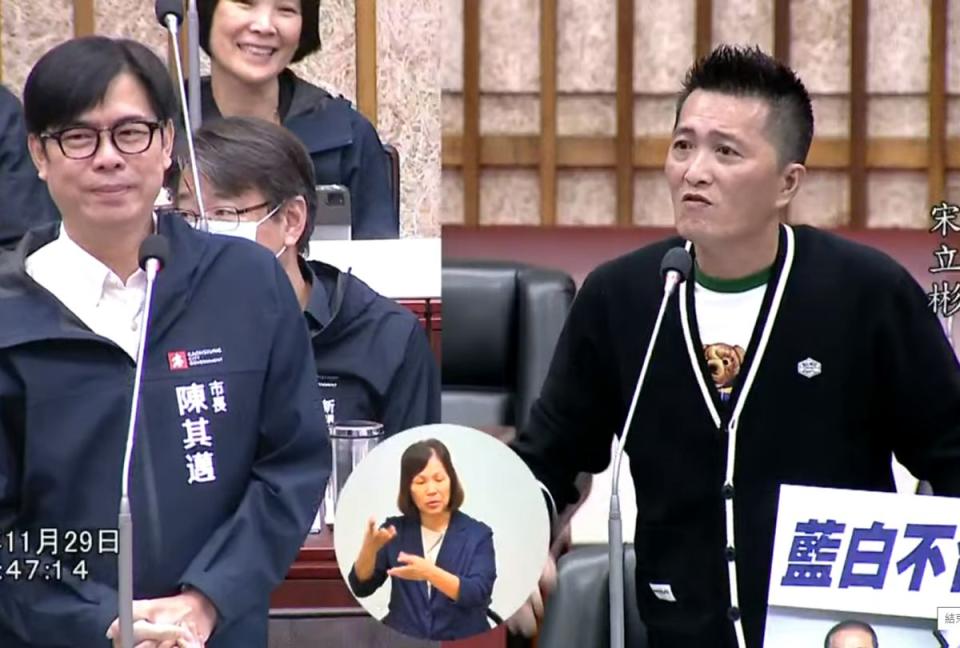 議員：「藍白不合」阻邁接班，陳其邁巧妙回應。（圖：高雄市議會提供）