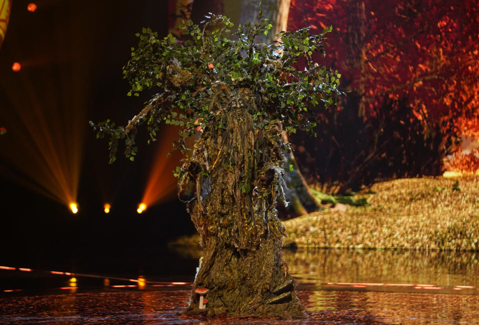 Tree was unveiled as (Credit: ITV)