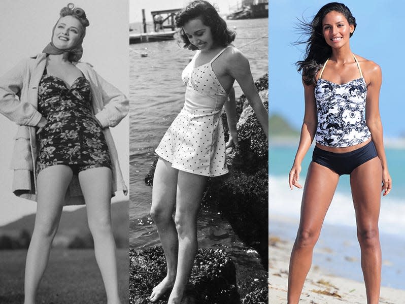 evolution of swimsuits