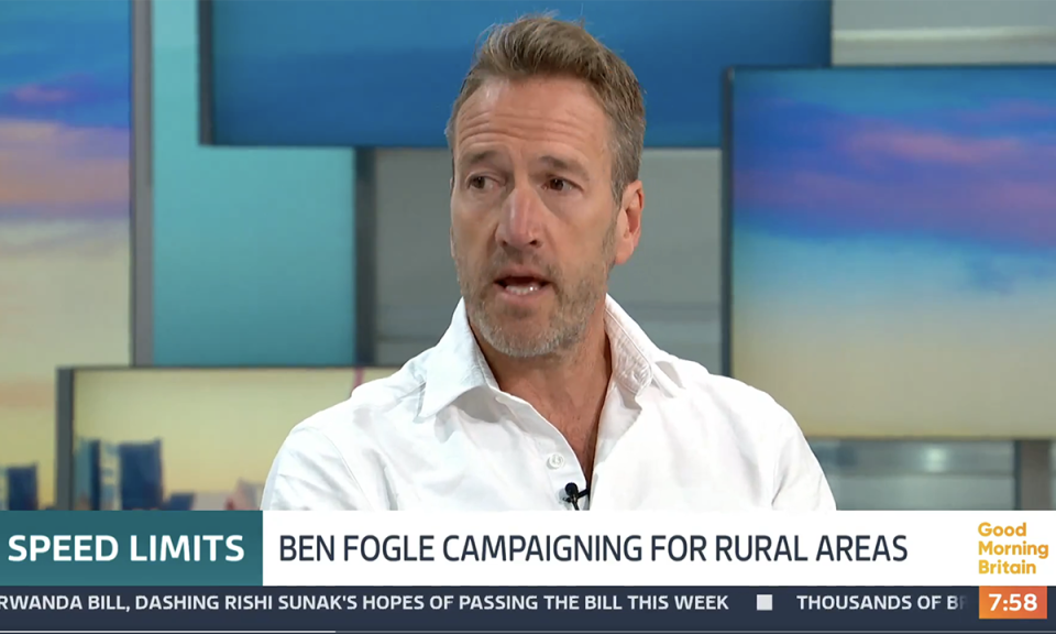 Ben Fogle is campaigning for rural areas. (ITV screengrab)