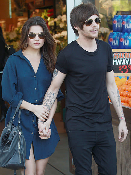 Louis Tomlinson and Girlfriend Danielle Campbell Get Wrapped Up in Each  Other While Grocery Shopping