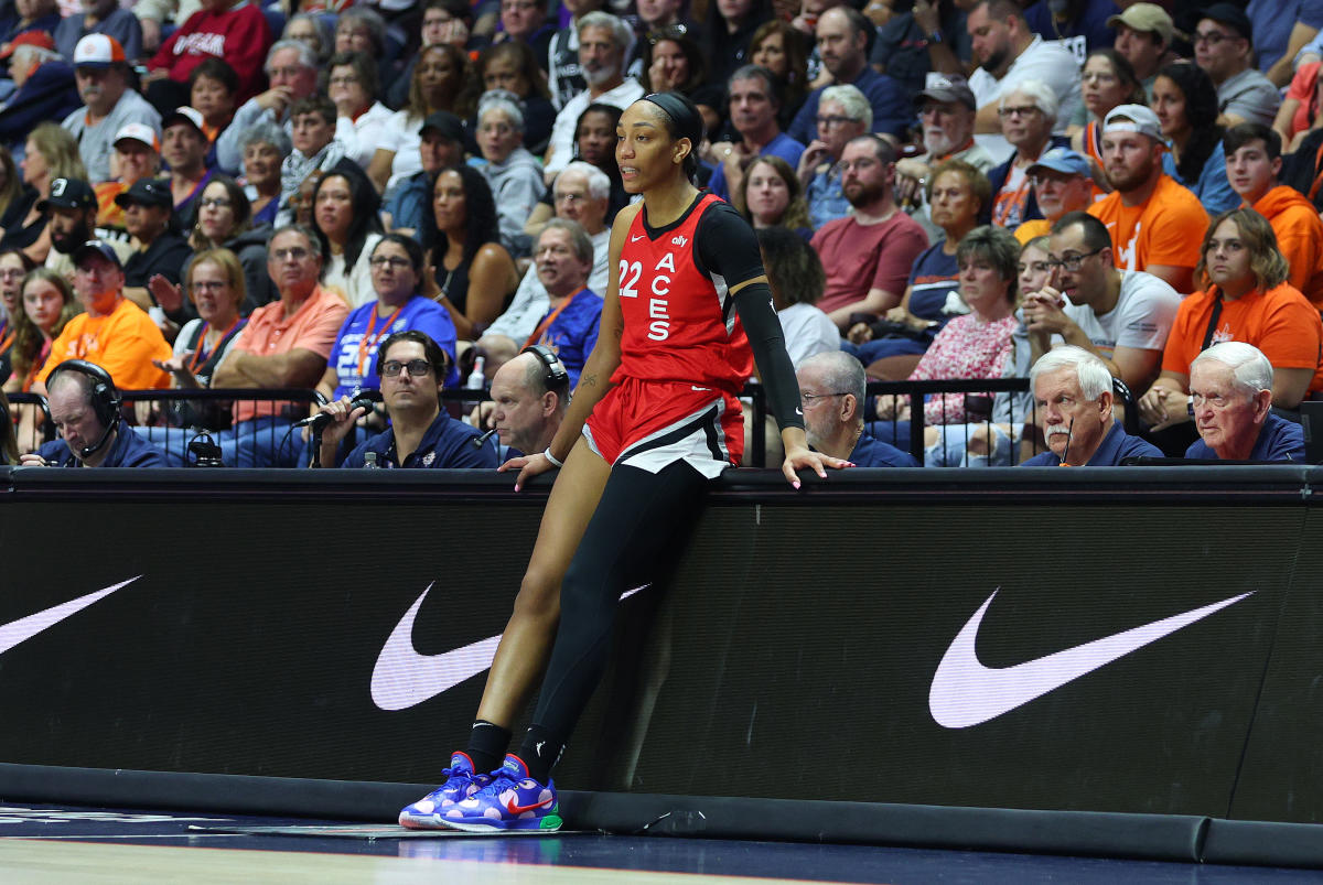 Aces fall to Liberty with MVP frontrunner A’ja Wilson sidelined by ankle injury