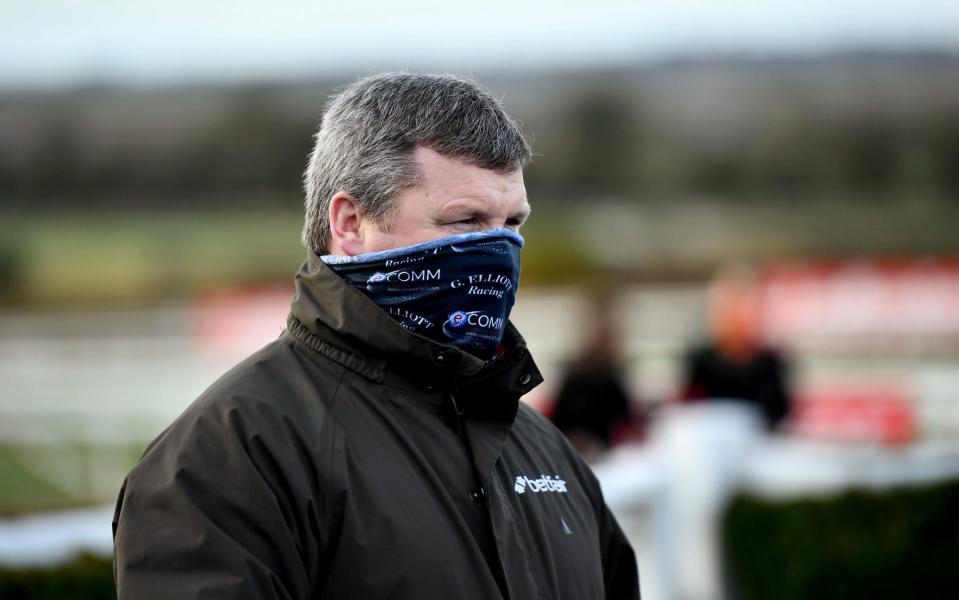 Gordon Elliott - Gordon Elliott pledges to 'co-operate fully' after photo circulates of him sitting on dead horse - GETTY IMAGES