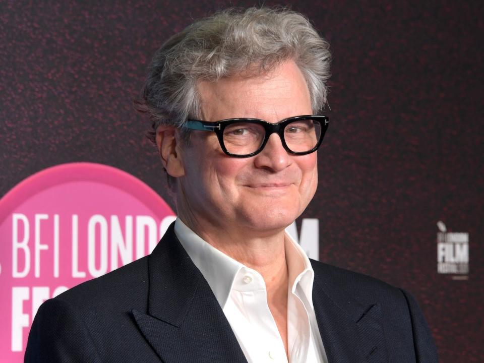 Colin Firth October 2020 red carpet Getty Images